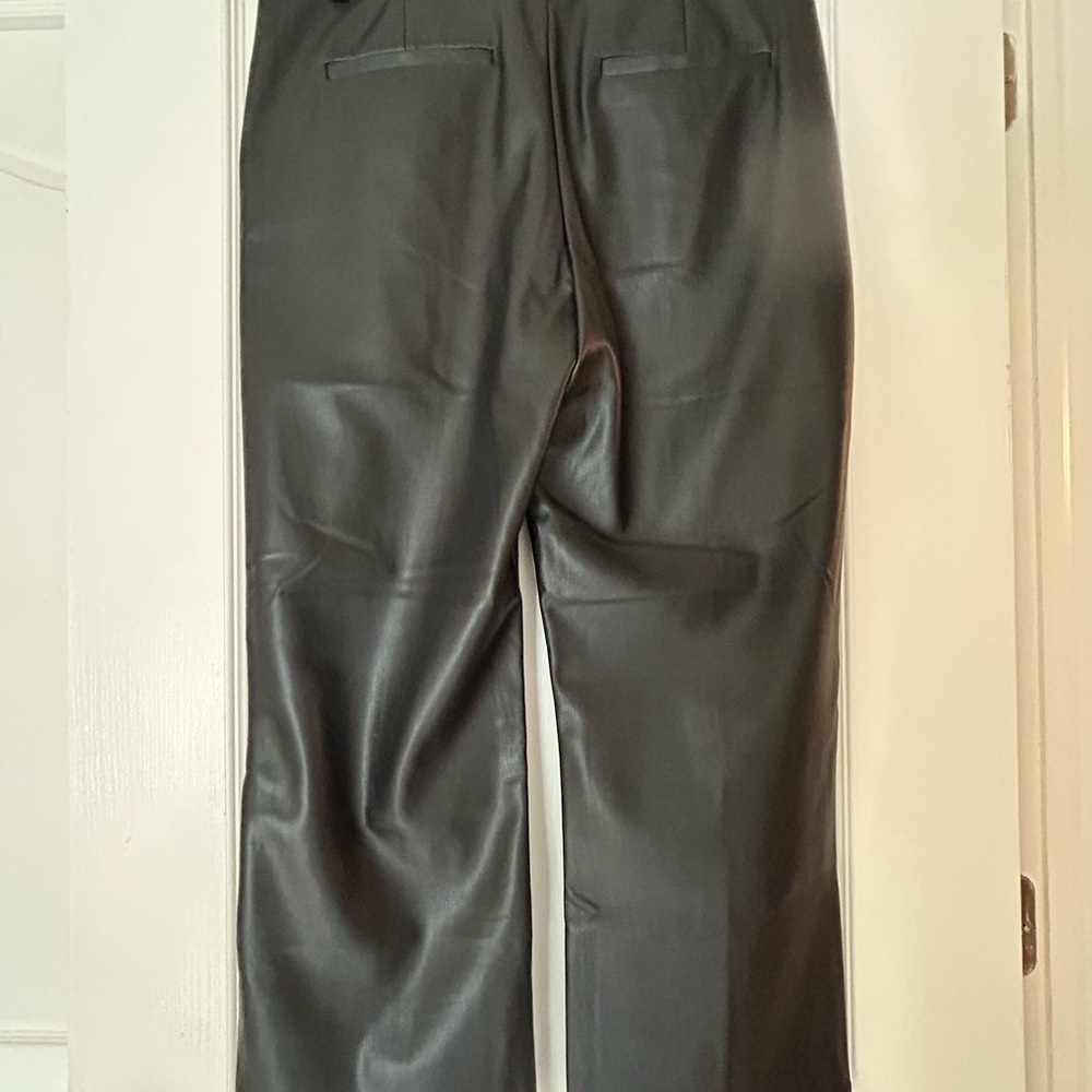CAbi Black Faux Leather crop pant - Picture 7 of 7